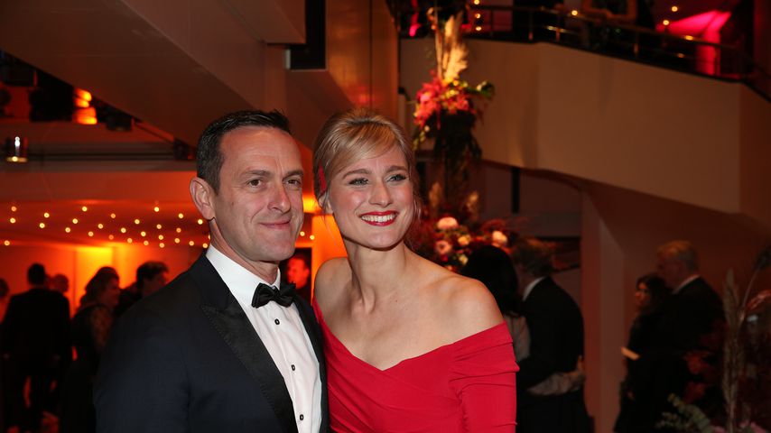 Britta Heidemann und ihr Partner Matthias Dolderer im November 2019 in frankfurt am Main