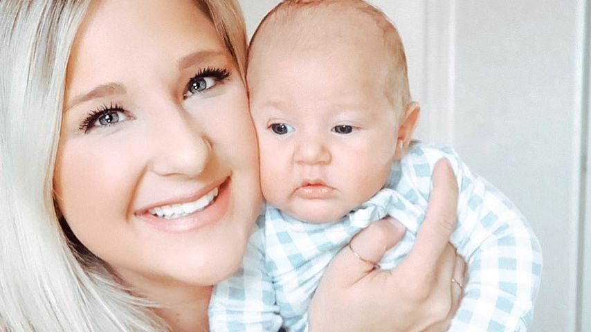 Brittani Boren Leach mit ihrem Sohn Crew