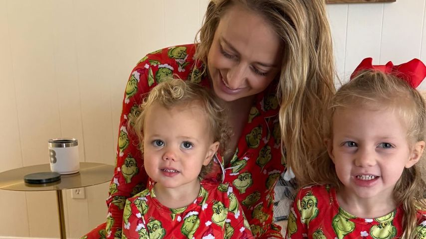 Brittany Mahomes mit ihren Kindern Bronze und Sterling