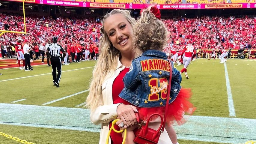 Brittany Mahomes mit ihrer Tochter Sterling