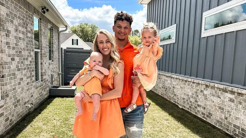 Brittany und Patrick Mahomes mit ihren Kindern Patrick Lavon und Sterling