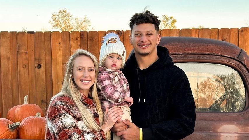 Brittany und Patrick Mahomes mit ihrer Tochter Sterling