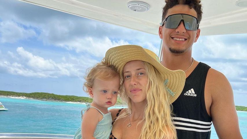 Brittany und Patrick Mahomes mit Tochter Sterling