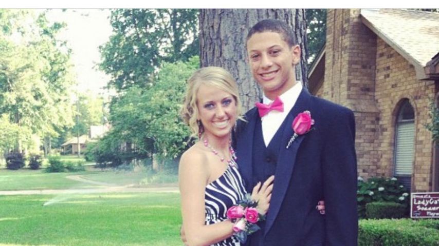 Brittany und Patrick Mahomes während ihrer Schulzeit