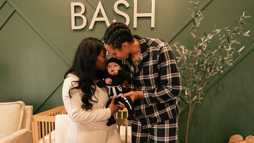 Brittney Griner, Cherelle Griner und ihr Sohn Bash, November 2024, Instagram