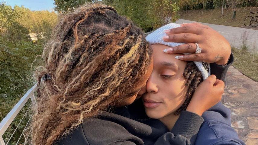 Brittney Griners mit Ehefrau Cherelle