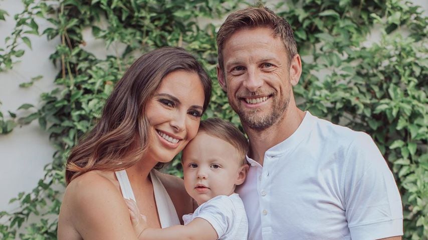Brittny Ward, Jenson Button und ihr gemeinsamer Sohn Hendrix