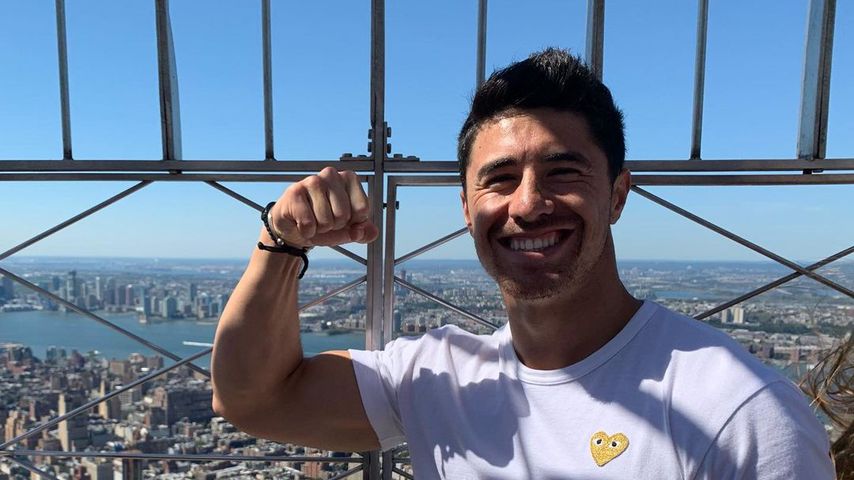 Brock Asbhy auf dem Empire State Building in New York, November 2020