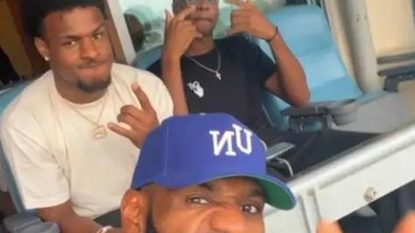 Wieder gesund! Bronny James und Papa LeBron genießen Zeit