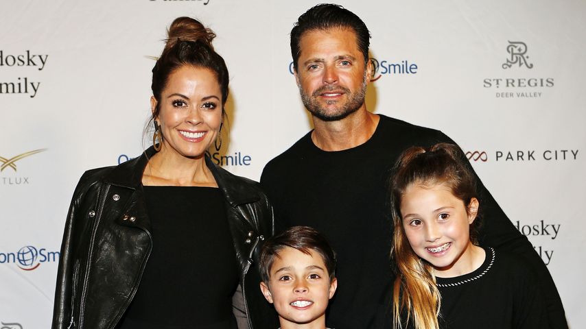 Brooke Burke, David Charvet und ihre Kinder, 2017
