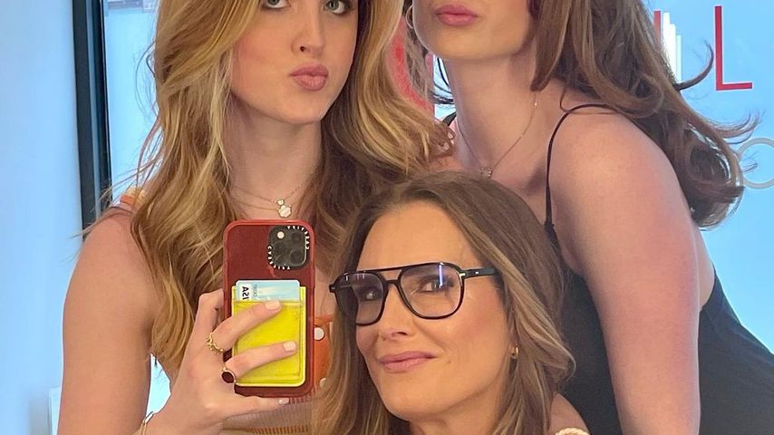 Brooke Shields mit ihren beiden Töchtern