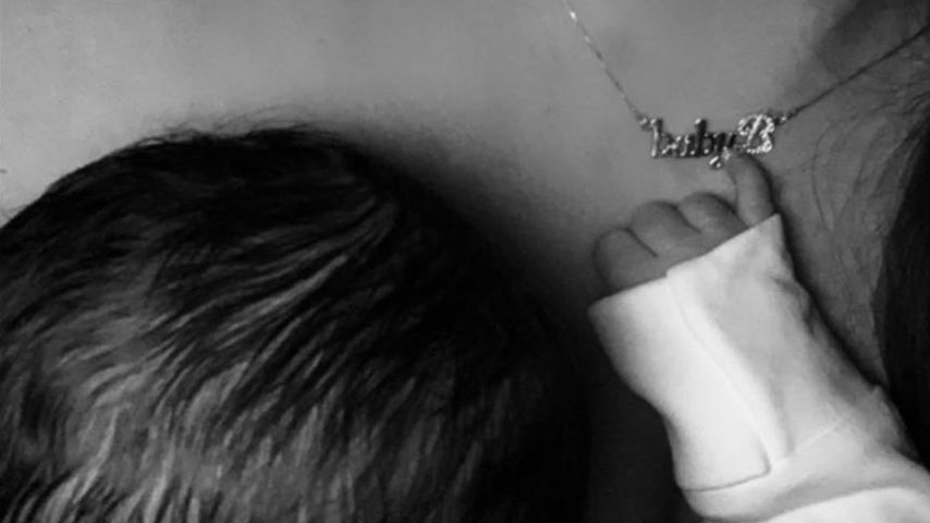 Brooke Vincent und ihr Sohn Mexx