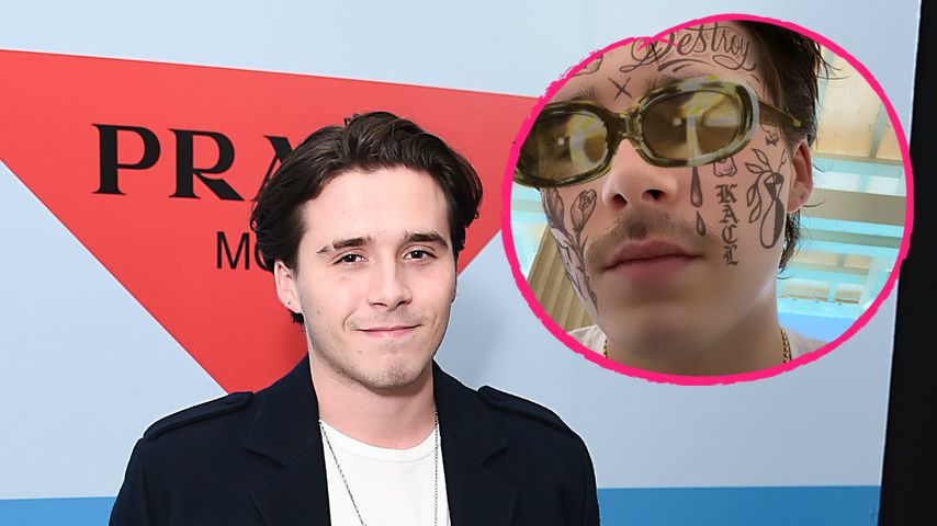 Hat Brooklyn Beckham jetzt etwa Tattoos in seinem Gesicht?