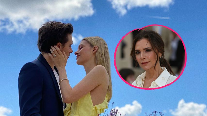 Süßes Bilddetail: Nicola Peltz trägt Kleid von Schwiegermama