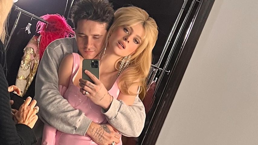 Brooklyn Beckham mit seiner Frau Nicola Peltz