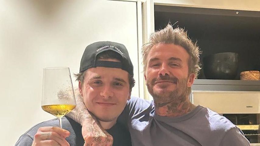 Brooklyn Beckham und David Beckham im Mai 2023