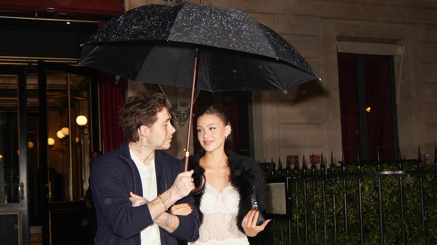 Brooklyn Beckham, Model, mit seiner Frau Nicola