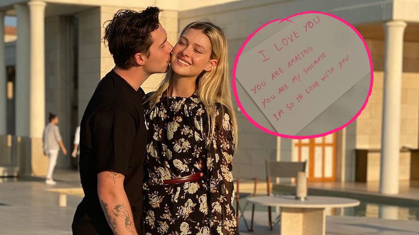 Nicola Peltz teilt süße Liebesnotiz von Brooklyn Beckham