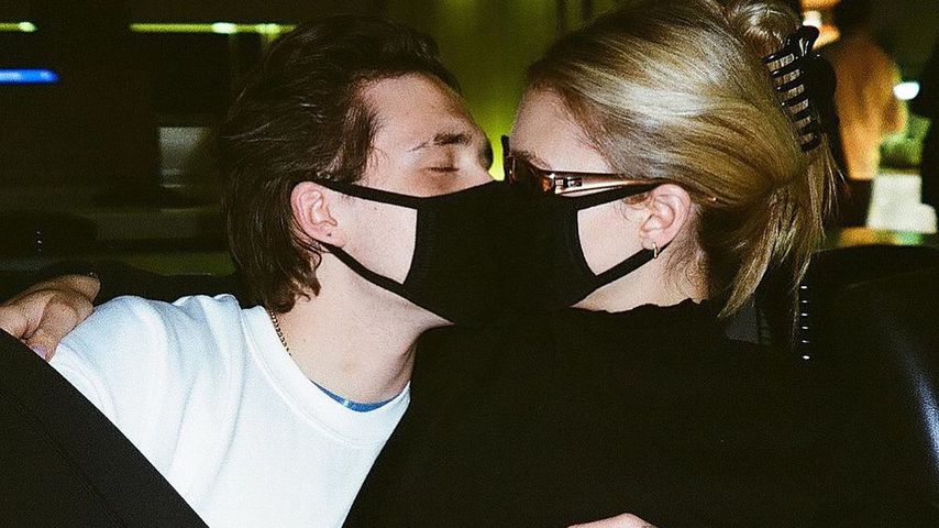 "Beschütze dich": Brooklyn und Nicola knutschen mit Maske