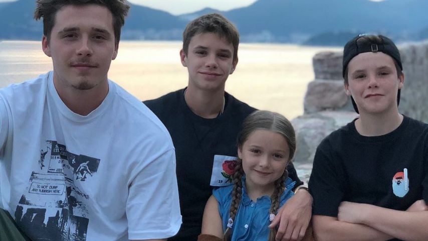 Brooklyn, Romeo, Harper Seven und Cruz Beckham