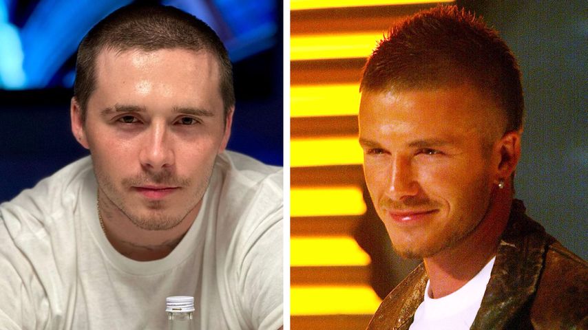 Neue Frisur: Brooklyn Beckham sieht Papa David total ähnlich