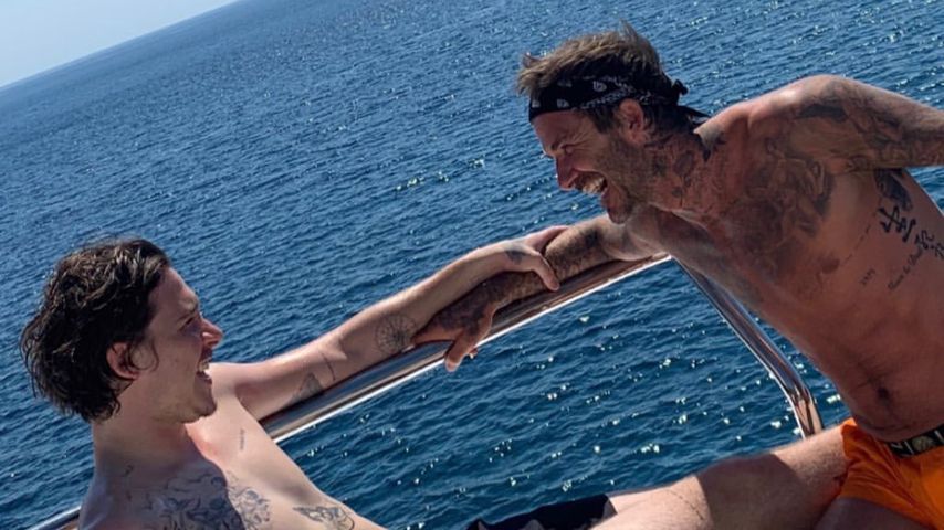 Brooklyn und David Beckham, 2019