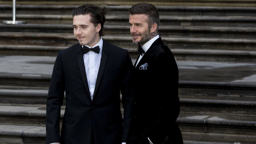 Brooklyn und David Beckham