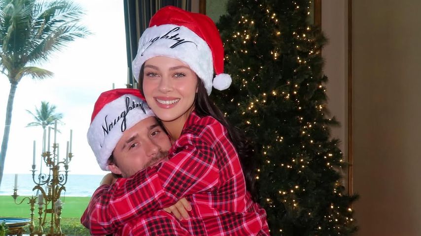 Brooklyn und Nicola Peltz-Beckham kuscheln an Weihnachten in Pyjamas