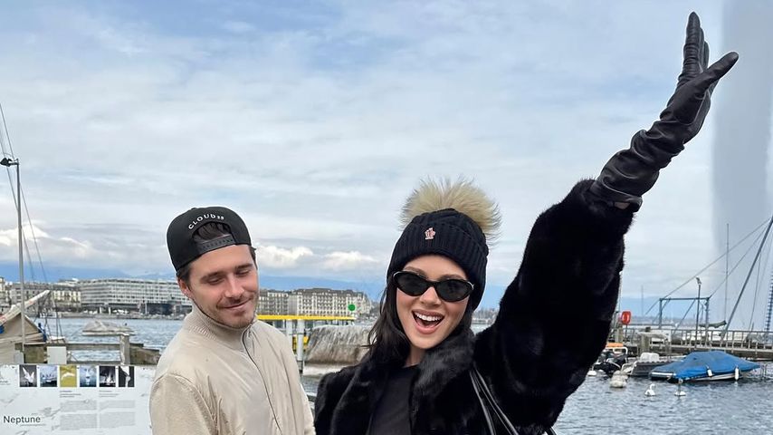 Brooklyn und Nicola Peltz-Beckham flogen für Essen nach Genf