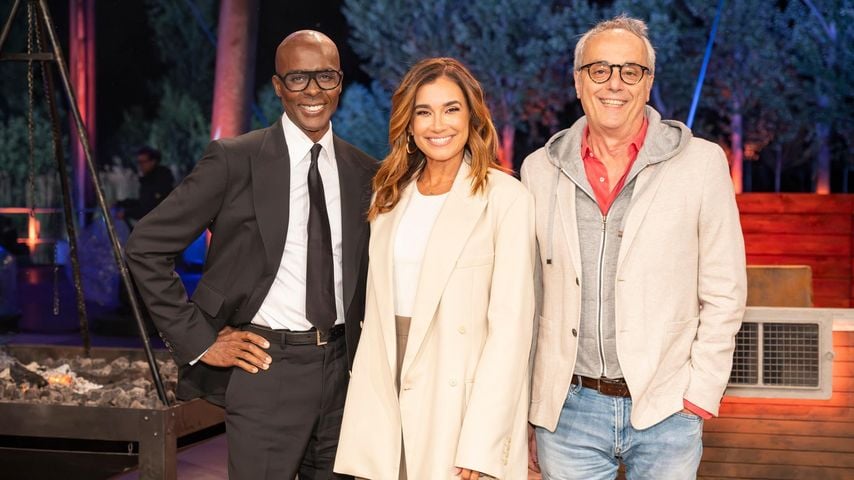 Bruce Darnell, Jana Ina Zarrella und Christian Rach bei "Grill den Henssler"