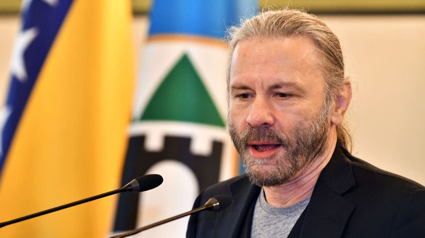 Bruce Dickinson im April 2019