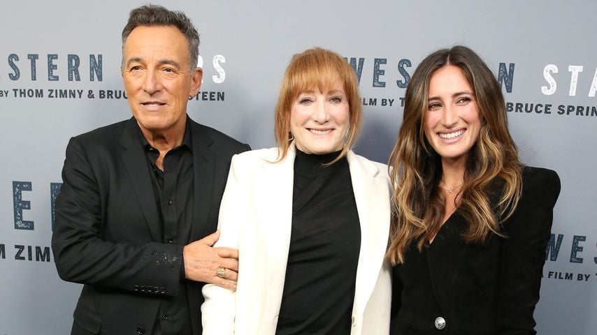 Bruce Springsteen, Patti Scialfa und Jessica Springsteen, 2019 in New York