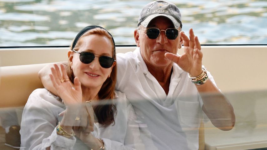 Bruce Springsteen mit Patti Scialfa in Portofino (Italien)