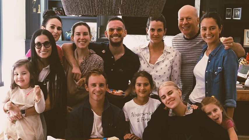 Bruce Willis, Emma Heming Willis, Demi Moore und ihre Patchwork-Familie, Februar 2020