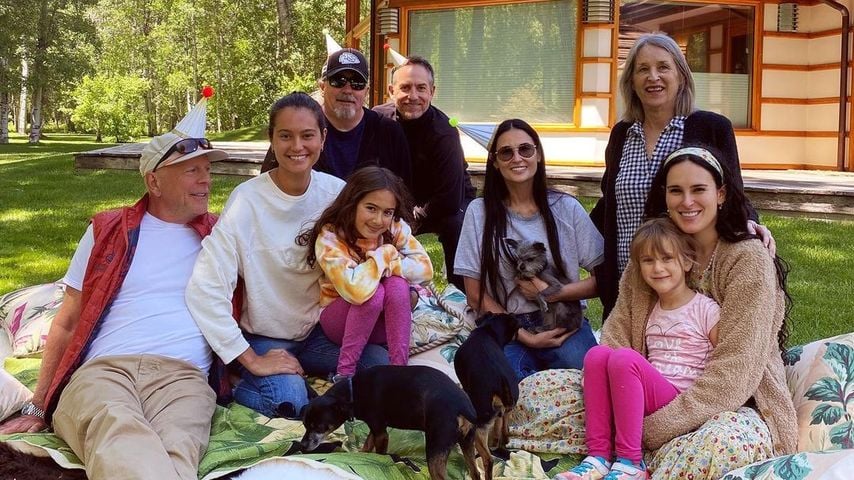Bruce Willis, Emma Heming Willis, Demi Moore und ihre Patchwork-Familie, Juli 2020