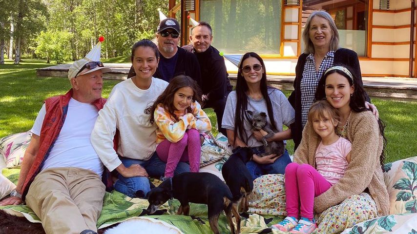 Party mit der Ex: Bruce Willis' Frau feiert mit Demi Moore