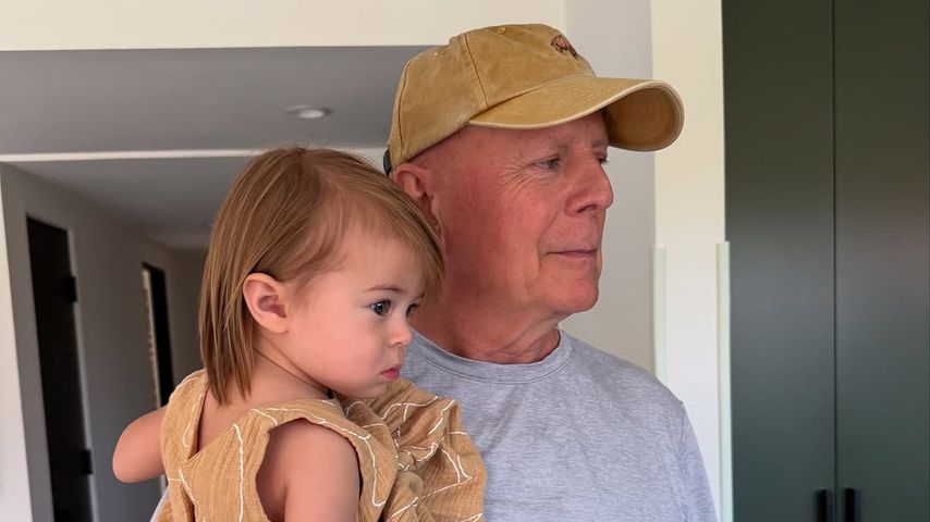 Bruce Willis mit seiner Enkelin Louetta