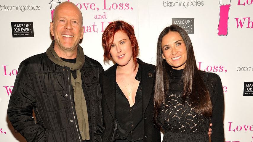 Bruce Willis, Rumer Willis und Demi Moore, März 2011