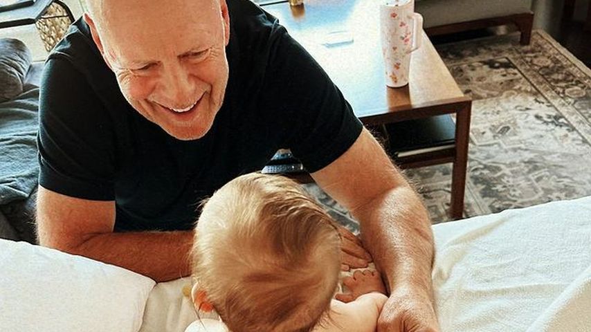 Bruce Willis mit seiner Enkelin Louetta