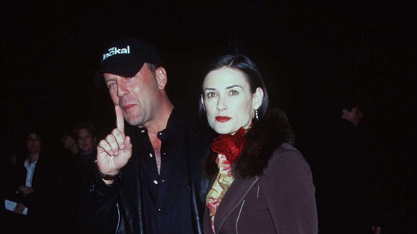 Bruce Willis und Demi Moore im November 1997