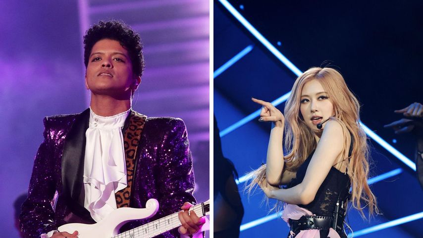 Collage: Bruno Mars und Rosé