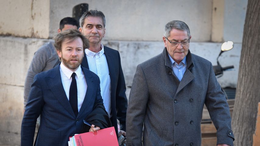 Bruno Odos und Pascal Fauret, ehemalige französische Piloten, Februar 2019