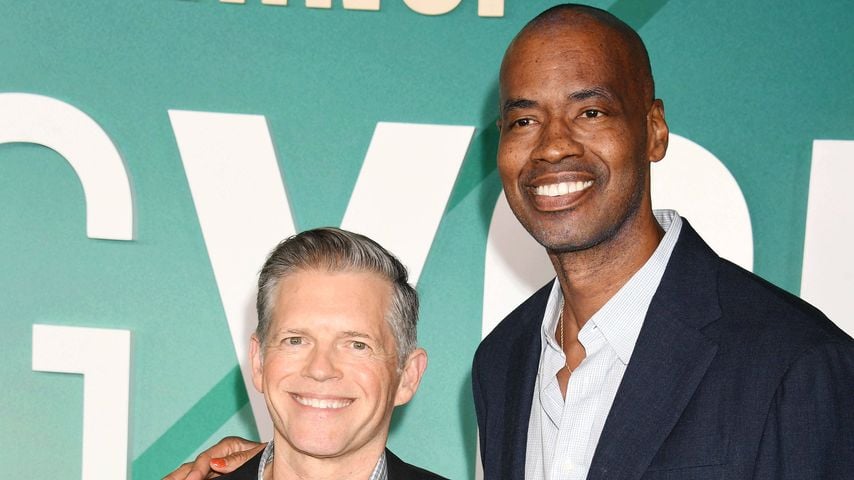 Brunson Green und Jason Collins bei der Premiere von "Regretting You" in den Paramount Studios in Los Angeles, 2025