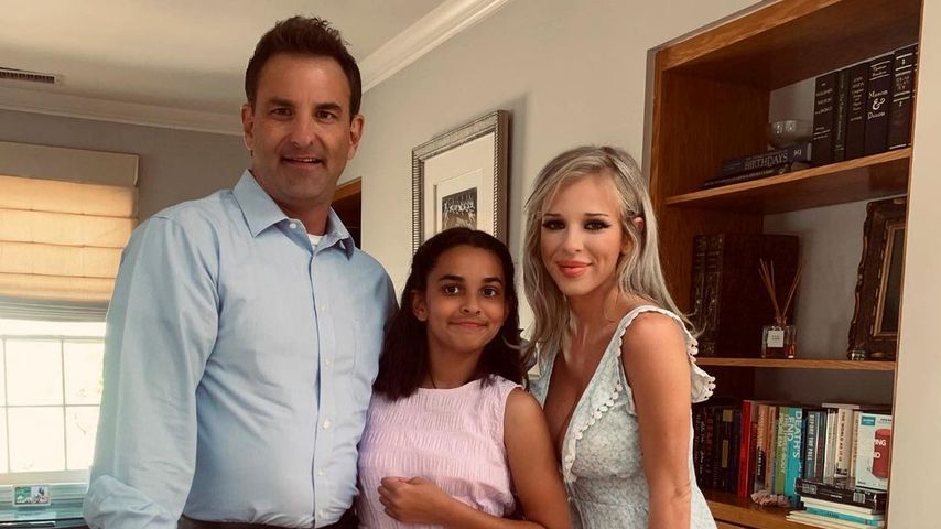 Bryan Spears mit seiner Tochter Sophia Alexandra und seiner Freundin Amber Lynn Conklin (rechts)
