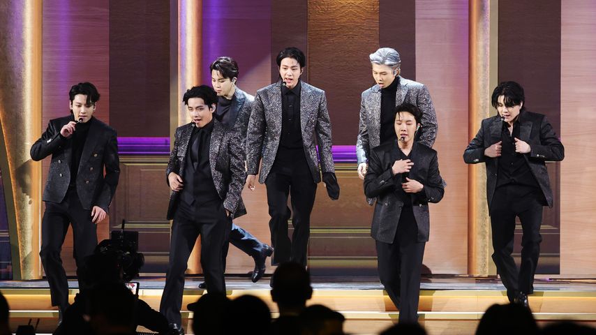 BTS bei den Grammy Awards im April 2022