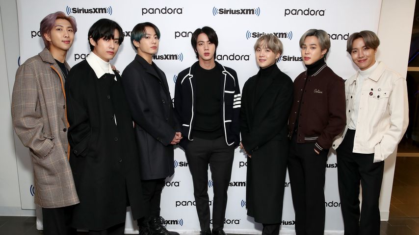 BTS in den SiriusXM-Studios in NYC im Februar 2020