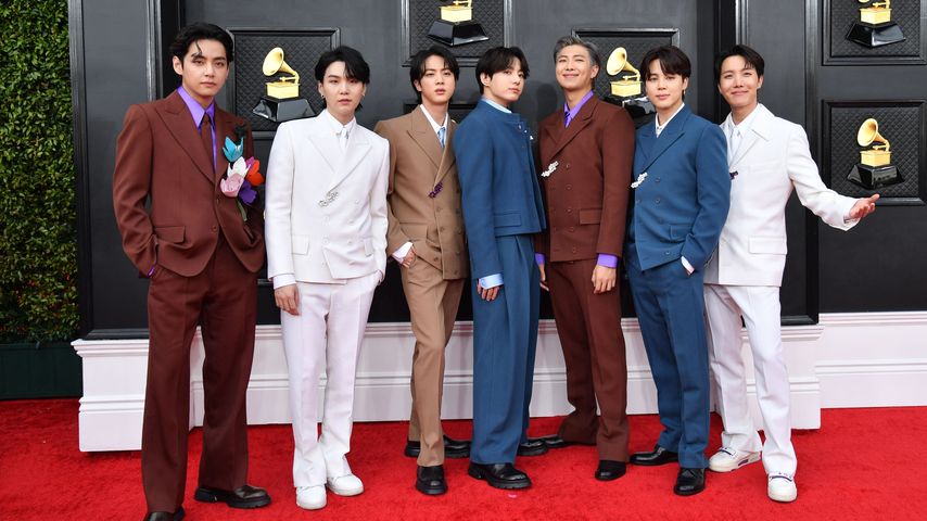 BTS bei den Grammy Awards in Las Vegas, April 2022