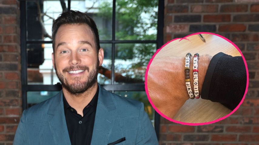 Chris Pratt trägt Freundschaftsarmbänder für seine vier Kids