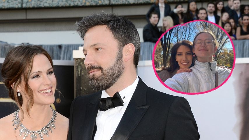 Collage: Jennifer Garner, Ben Affleck, Lynda Lopez und Violet Affleck
