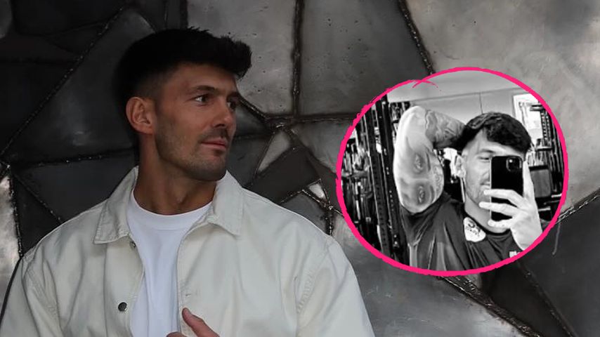 Max Wilschrey hat sich Augen von Freundin tätowieren lassen